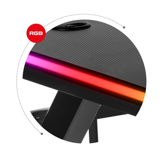 Huzaro Hero 5.0 RGB LED gaming desk