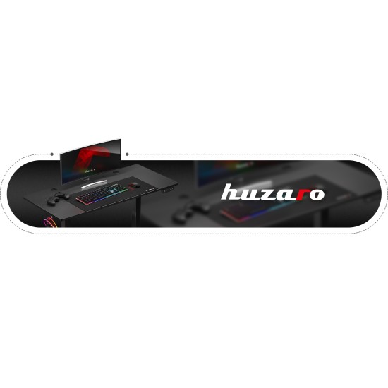 Huzaro Hero 8.2 Fekete Elektromos íróasztal