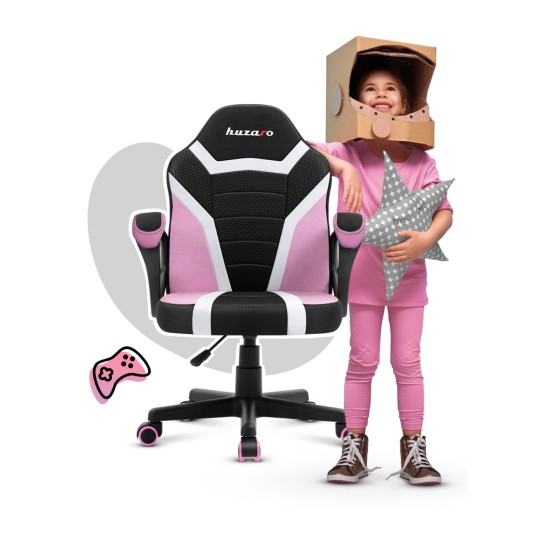 HUZARO RANGER 1.0 Pink Mesh Children's Gaming Chair