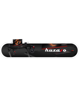 Huzaro Hero 2.5 Fekete Gamer Íróasztal