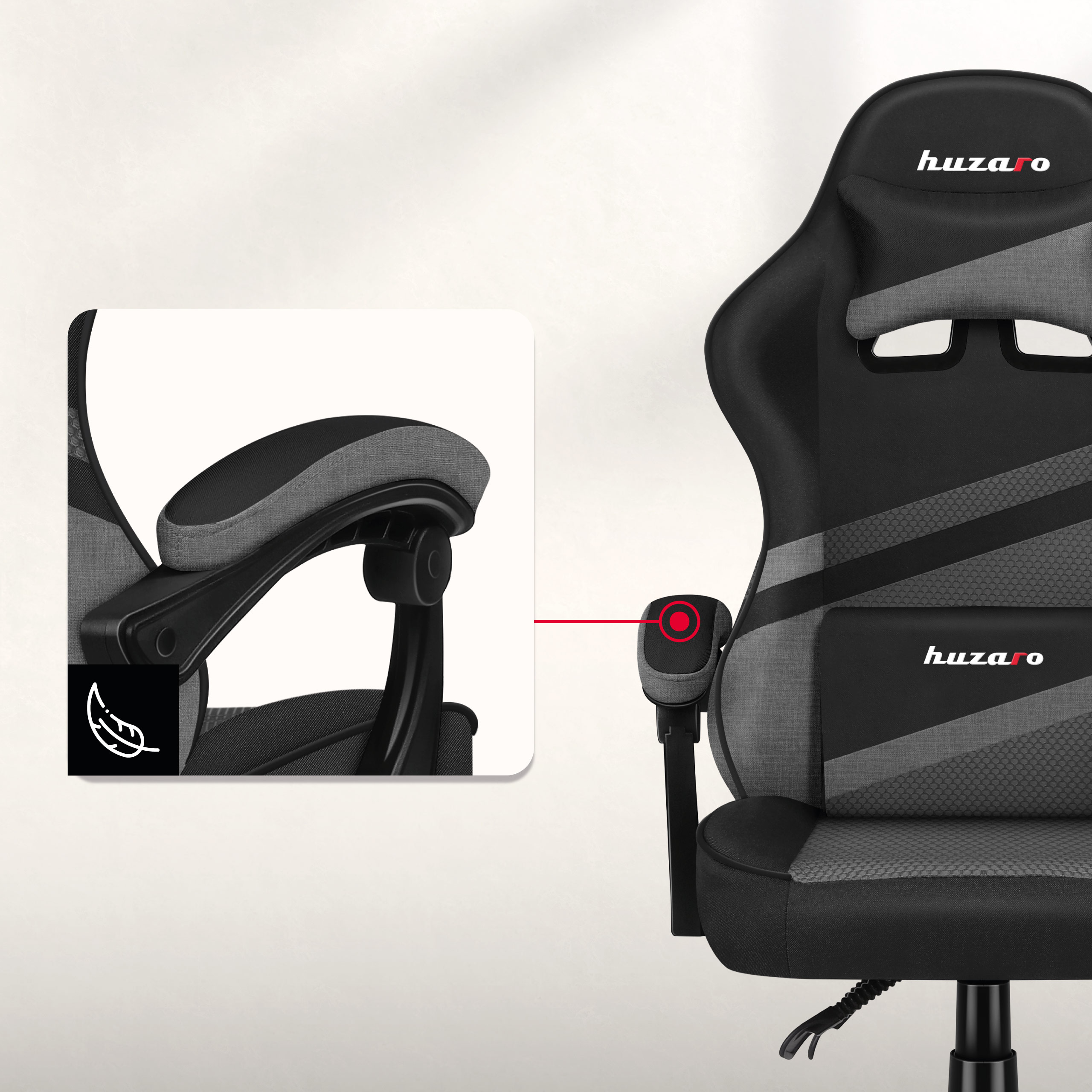 Fotel gamingowy Force 4.4 miękkie podłolkietniki