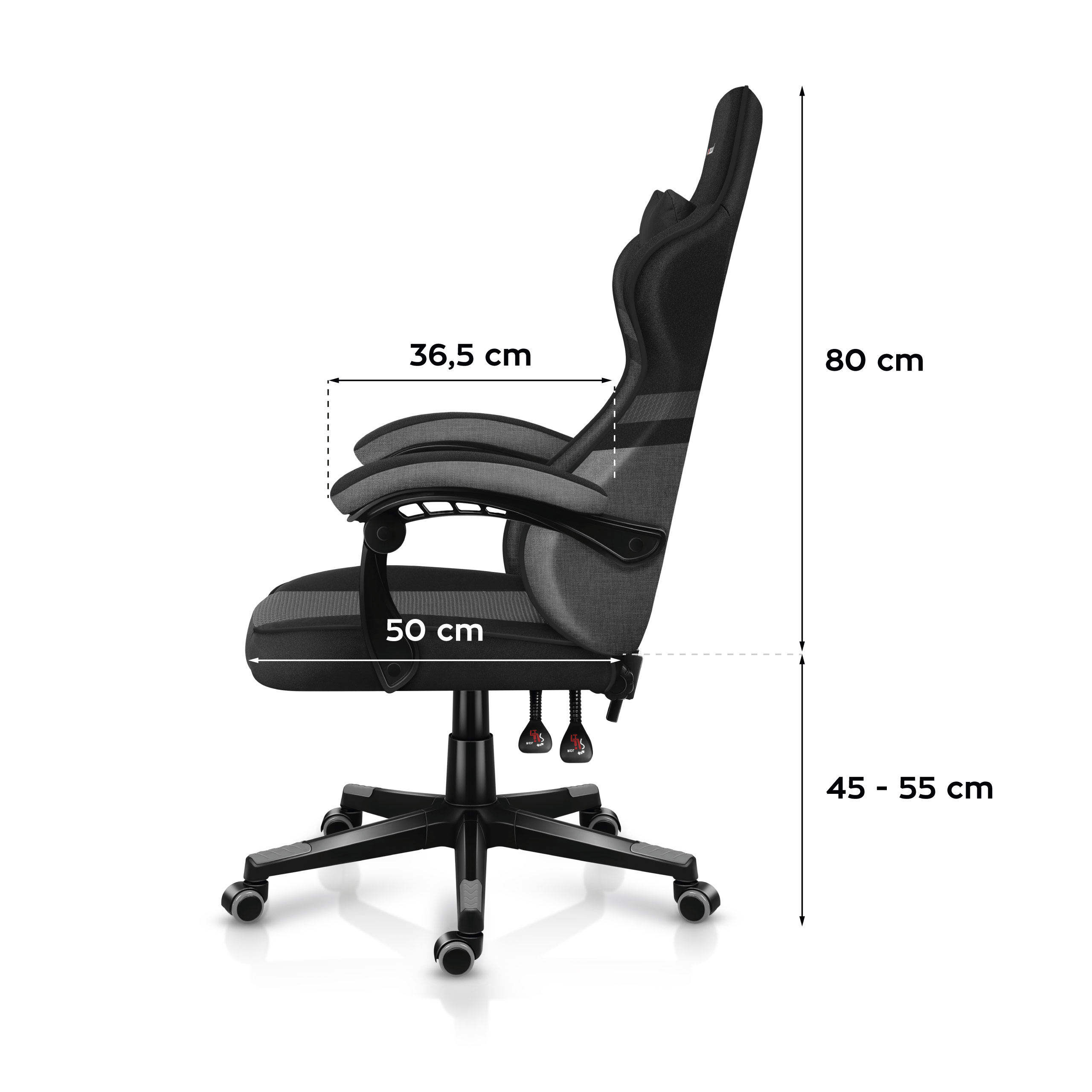 Zbliżenia fotela gamingowego Force 4.4 white mesh